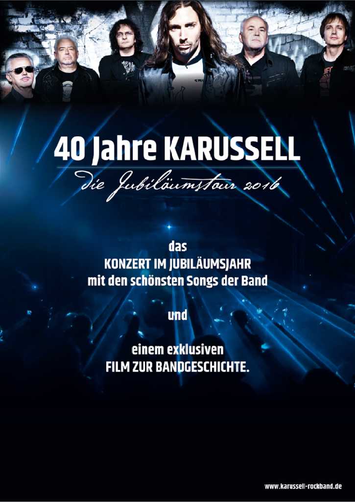Plakat 40 Jahre Karussell